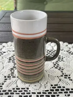 CORAL WHITE STRIPED