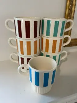 VINTAGE MCCOY STRIPED