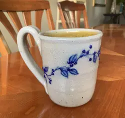 POTTERY MUG SALMON