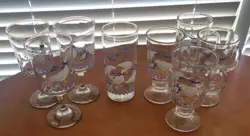 VINTAGE LIBBEY GEESE