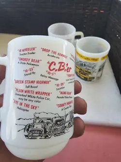 MILK GLASS CB