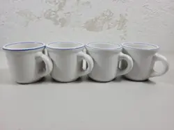 WITH BLUE LINES