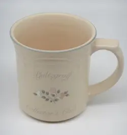VINTAGE PFALTZGRAFF COLLECTORS CLUB 1989 REMEMBRANCE COFFEE MUG CUP