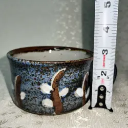 BLUE SPECKLED POTTERY