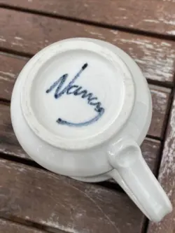 PAINTED POTTERY MUGS