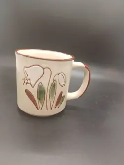 MUG WHITE LILY