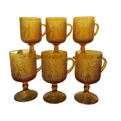 FOOTED HANDLE GLASSES