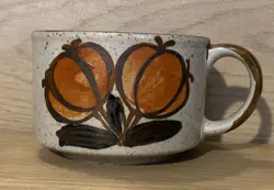 FLOWER BROWN SPECKLED