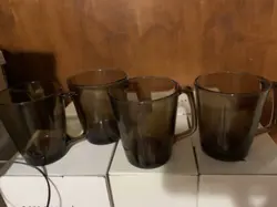 CORNING BROWN GLASS