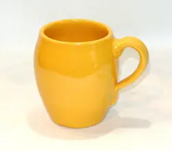 YELLOW PLAINWARE MUG