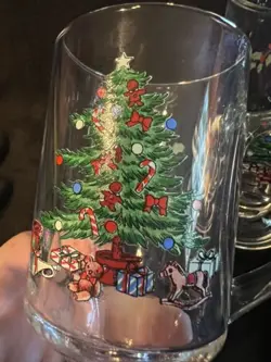 CHRISTMAS CLEAR FOOTED