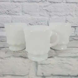 PATTERN GLASS MUGS