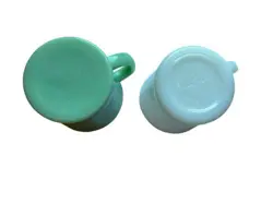 WHITE GLASS HANDLE