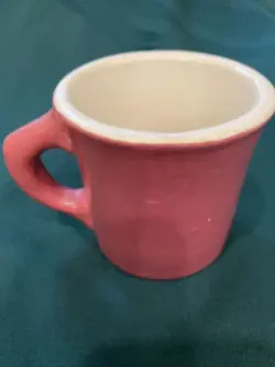 VINTAGE UHL POTTERY HUNTINGBURG, IND. STONEWARE MUG 3.5