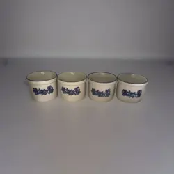 VINTAGE 4 PFALTZGRAFF YORKTOWNE RAMEKIN CUSTARD CUPS 920 VGC DINNERWARE