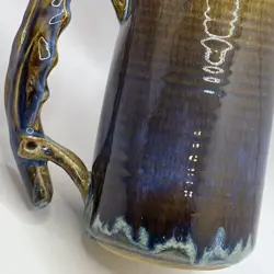 POTTERY BLUE BROWN