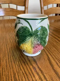VINTAGE MUGS-CUPS EMBOSSED