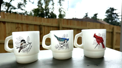 GLASS MUGS-