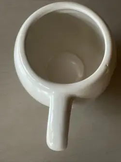 MUG WHITE YELLOW
