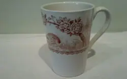 A BEAUTIFUL  FURNIVALS QUAIL BROWN MUG