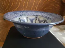 SIGNED. BLUE