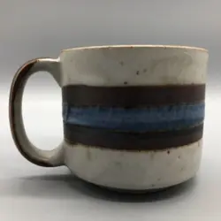 VINTAGE OTAGIRI HORIZON COFFEE TEA CUP MUG 8OZ STONEWARE HAND CRAFTED JAPAN