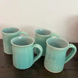 POTTERY STONEWARE AQUA