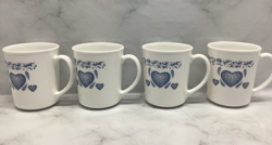 BLUE HEARTS MUGS