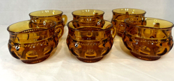 AMBER GLASS DESSERT