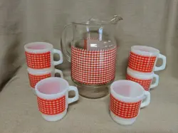 MUGS MATCHING PITCHER