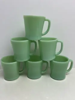 JADEITE GLASS HANDLED