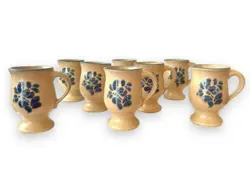 STONEWARE PEDESTAL FOOTED