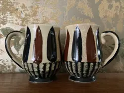 PAIR VINTAGE STONE