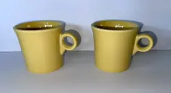 YELLOW FIESTAWARE COFFEE