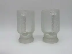 CLEAR FOOTED GLASS