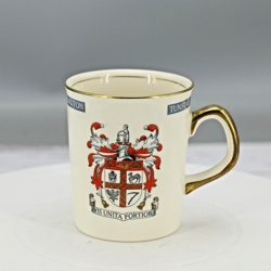 VINTAGE CITY OF STOKE-ON-TRENT JUBILEE MUG 1910-1960 RARE