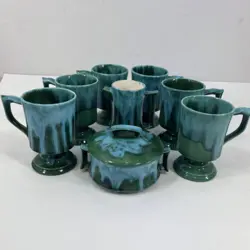 BLUE GREEN MUGS