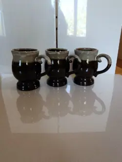 VINTAGE BROWN DRIP-GLAZE
