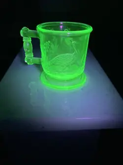 GLASS PEACOCK