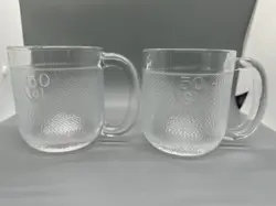 CUP CLEAR RIBBED