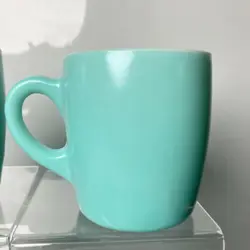TURQUOISE MILK GLASS