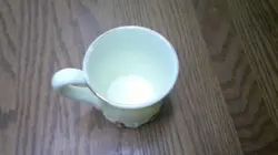CUSTARD GLASS SOUVENIR