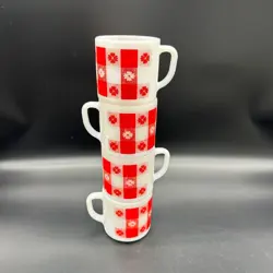GINGHAM COFFEE CUPS
