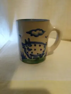 HADLEY STONEWARE HAND-PAINTED