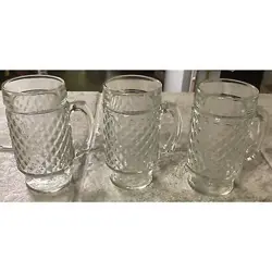 VINTAGE PRESSED GLASS