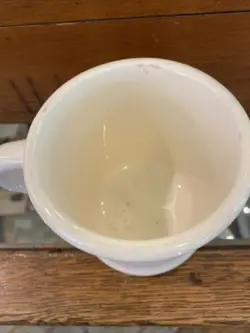 WHITE IRONSTONE COFFEE