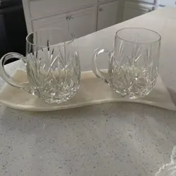 VINTAGE  WATERFORD CRYSTAL TANKARD BEER MUG ~ MADE IN IRELAND