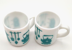 TORQUOISE MUGS COFFEE