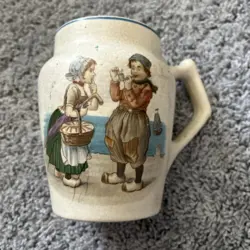 CREAMWARE POTTERY MUG