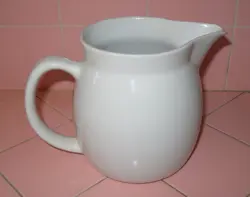 WHITE PITCHER